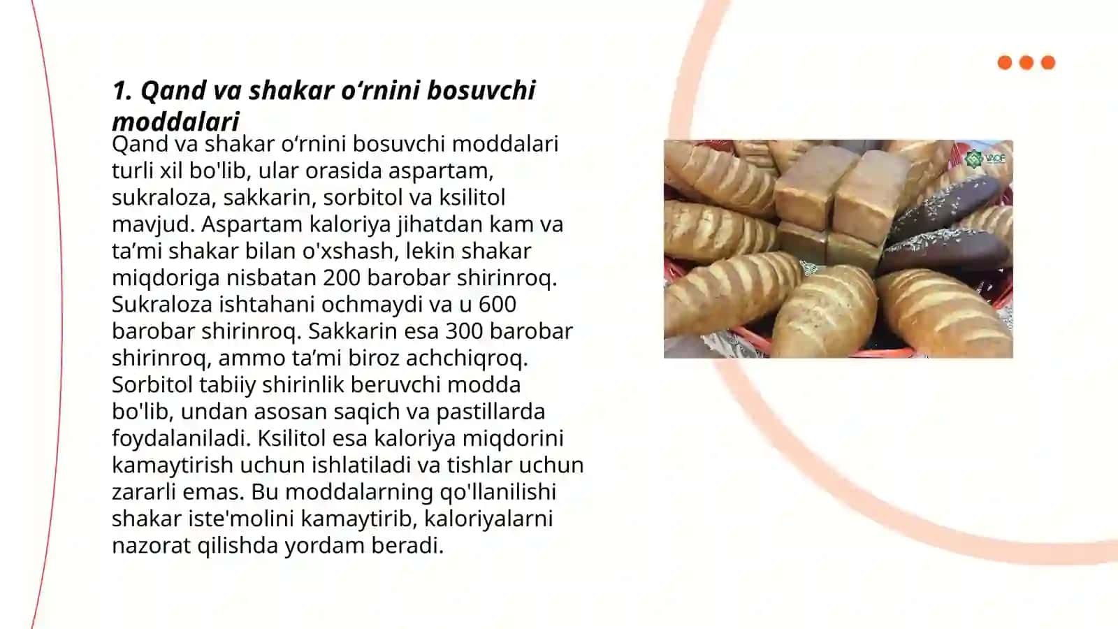 Parxez non mahsulotlari tayyorlashda ishlatiladigan qòshimcha mahsulotlar 3