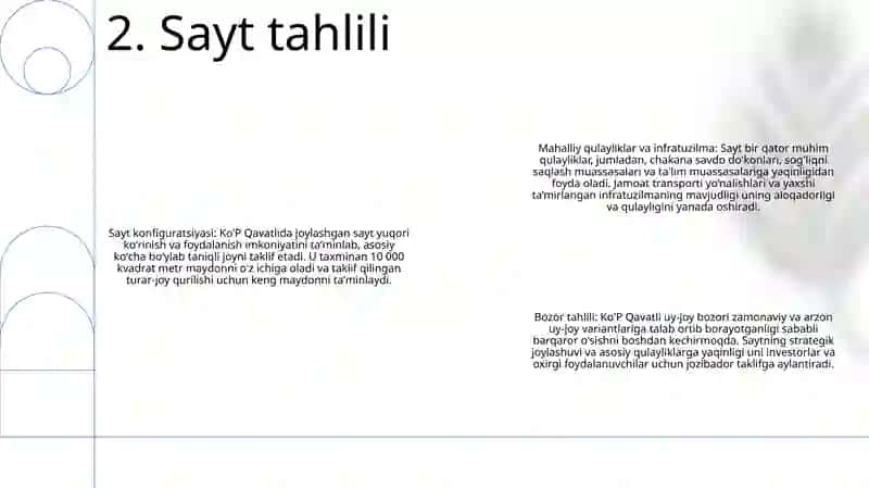 Ko'P Qavatli Turar Joy Loyihasi 3