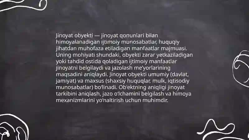 Jinayot obyekti 3