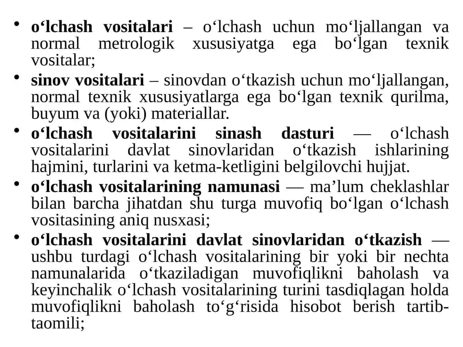 Oʼlchash vositalari 3