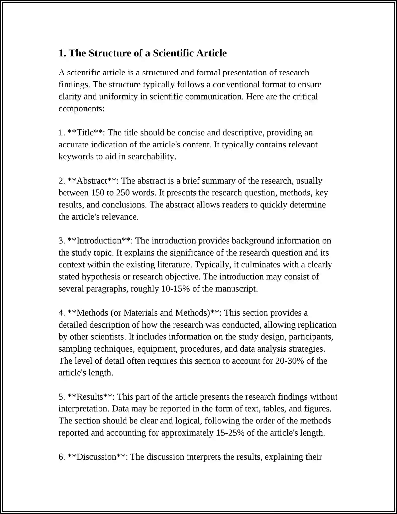 WRITING AND SCIENTIFIC ARTICLE 3