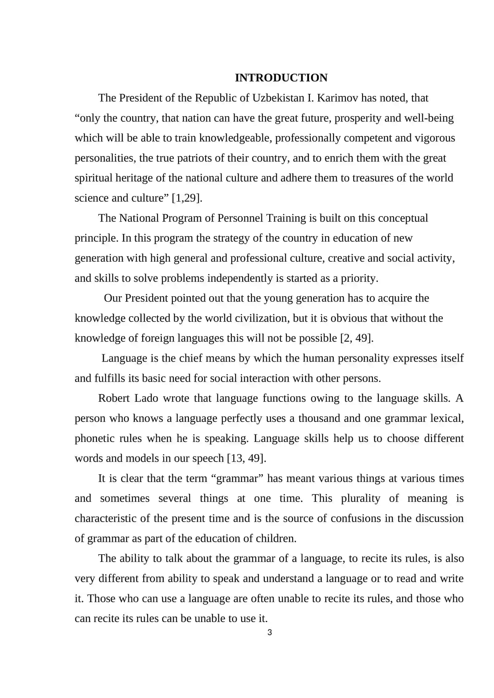 METHODS AND EXERCISES USED IN TEACHING GRAMMAR 3