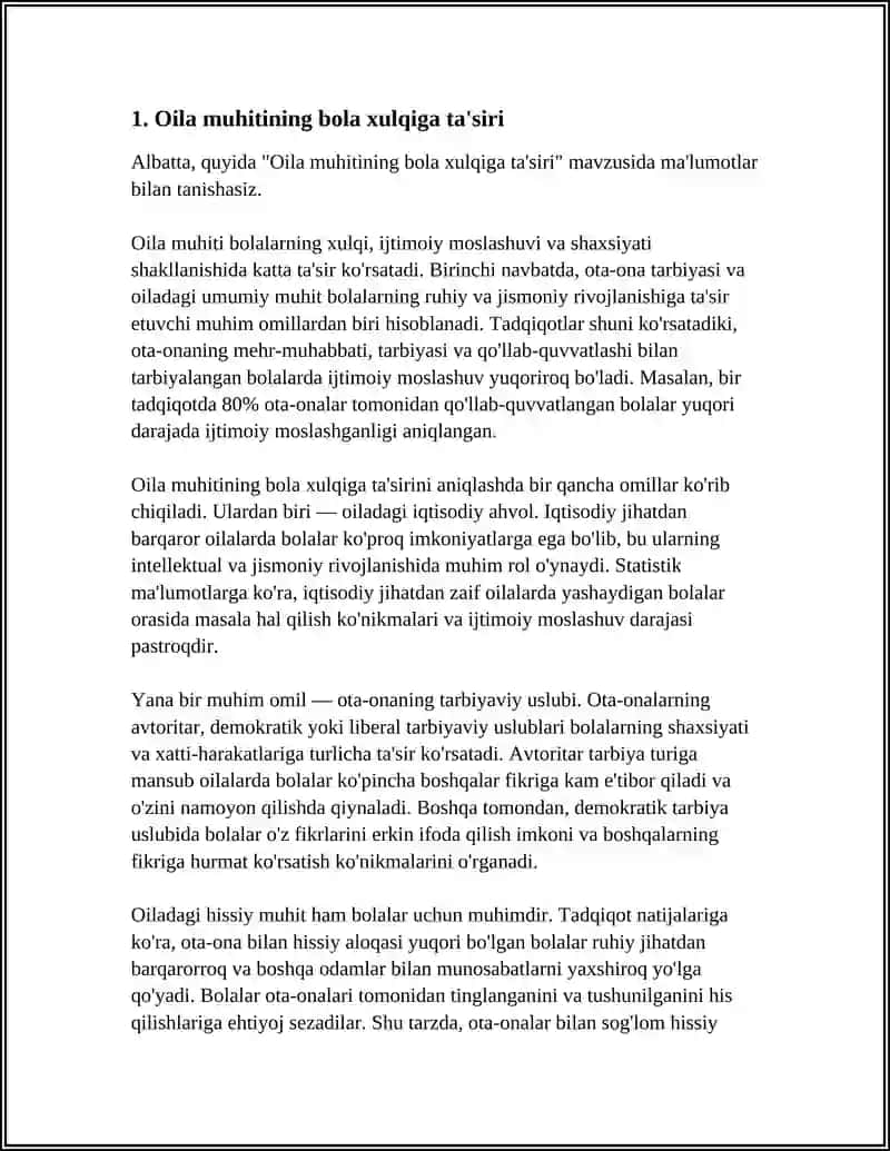 IJTIMOIY MUHITNING BOLA XULQIGA TASIRI 3