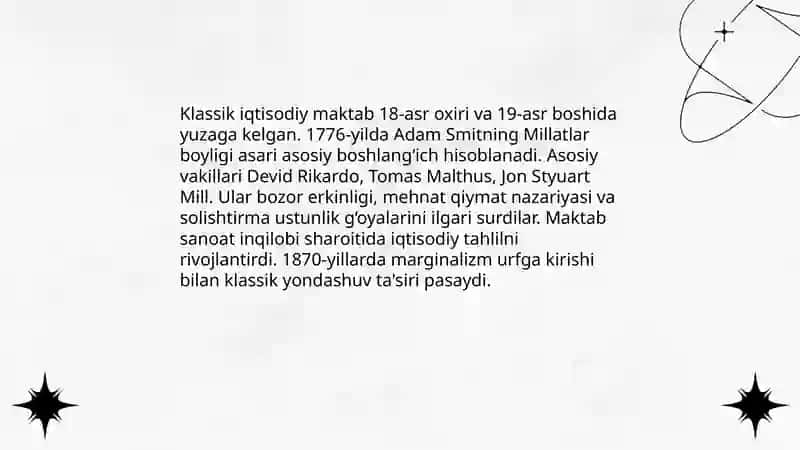 Klassik iqtisodiy maktab 3