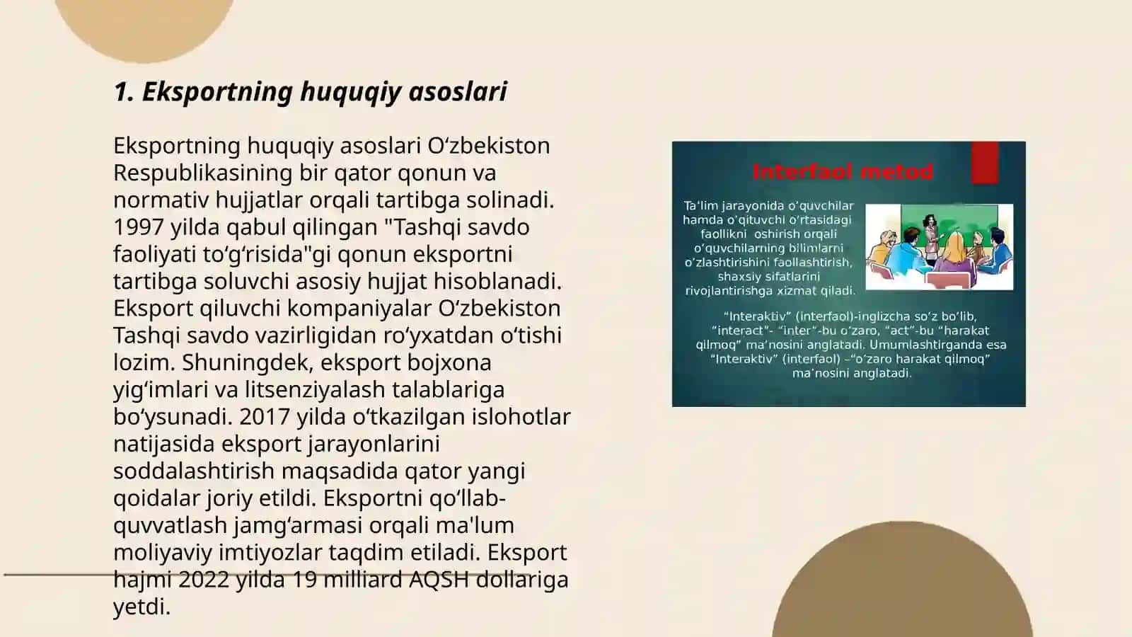 Eksportning huquqiy asoslari 3