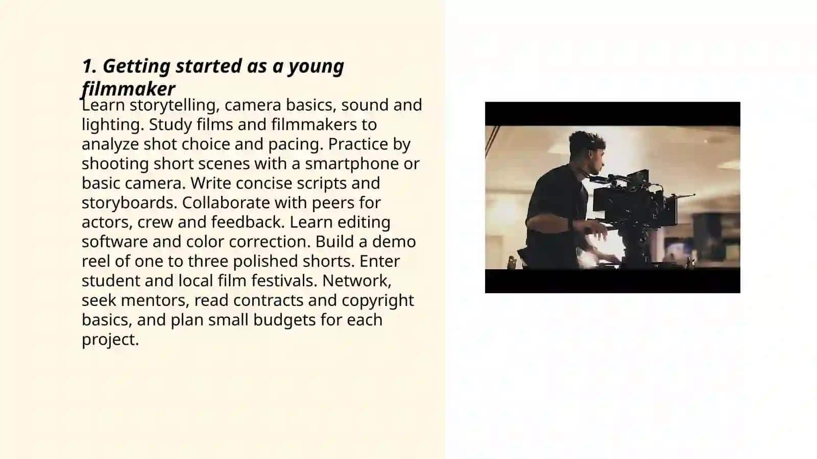 Young filmmaker 3