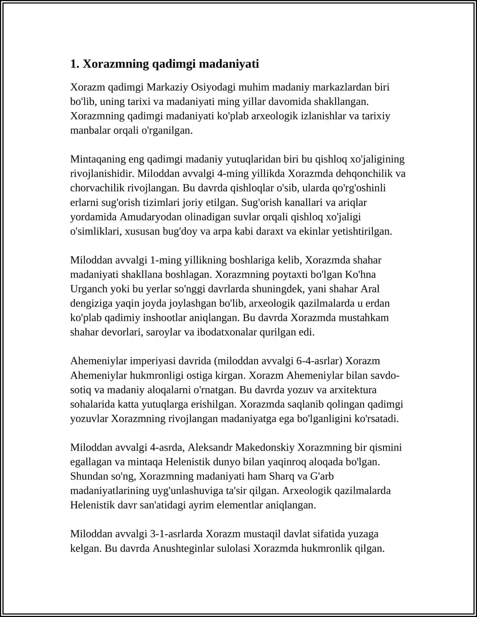 QADIMGI XORAZM TARIXI 3