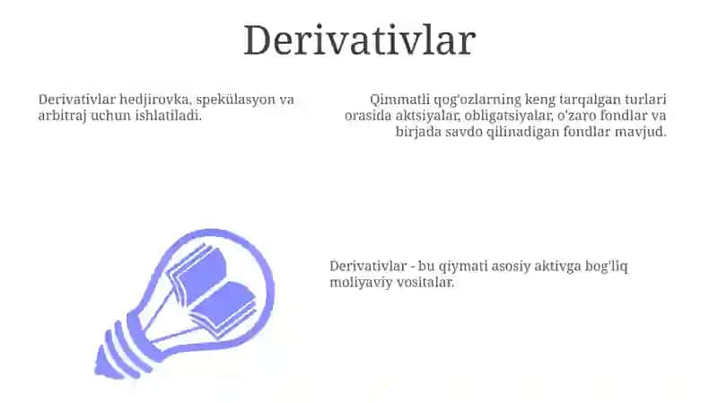 Derivativlar 3