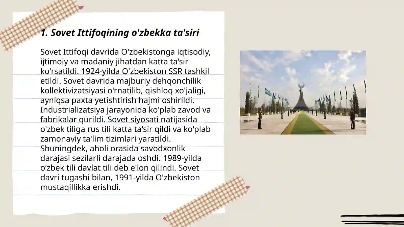 Sovet Ittifoqining o'zbekka ta'siri 3