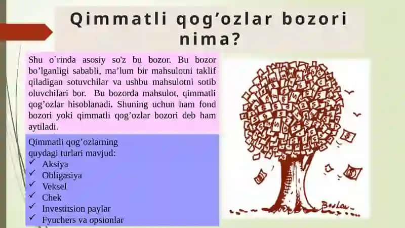 Qimmatli qog’ozlar bozori 3