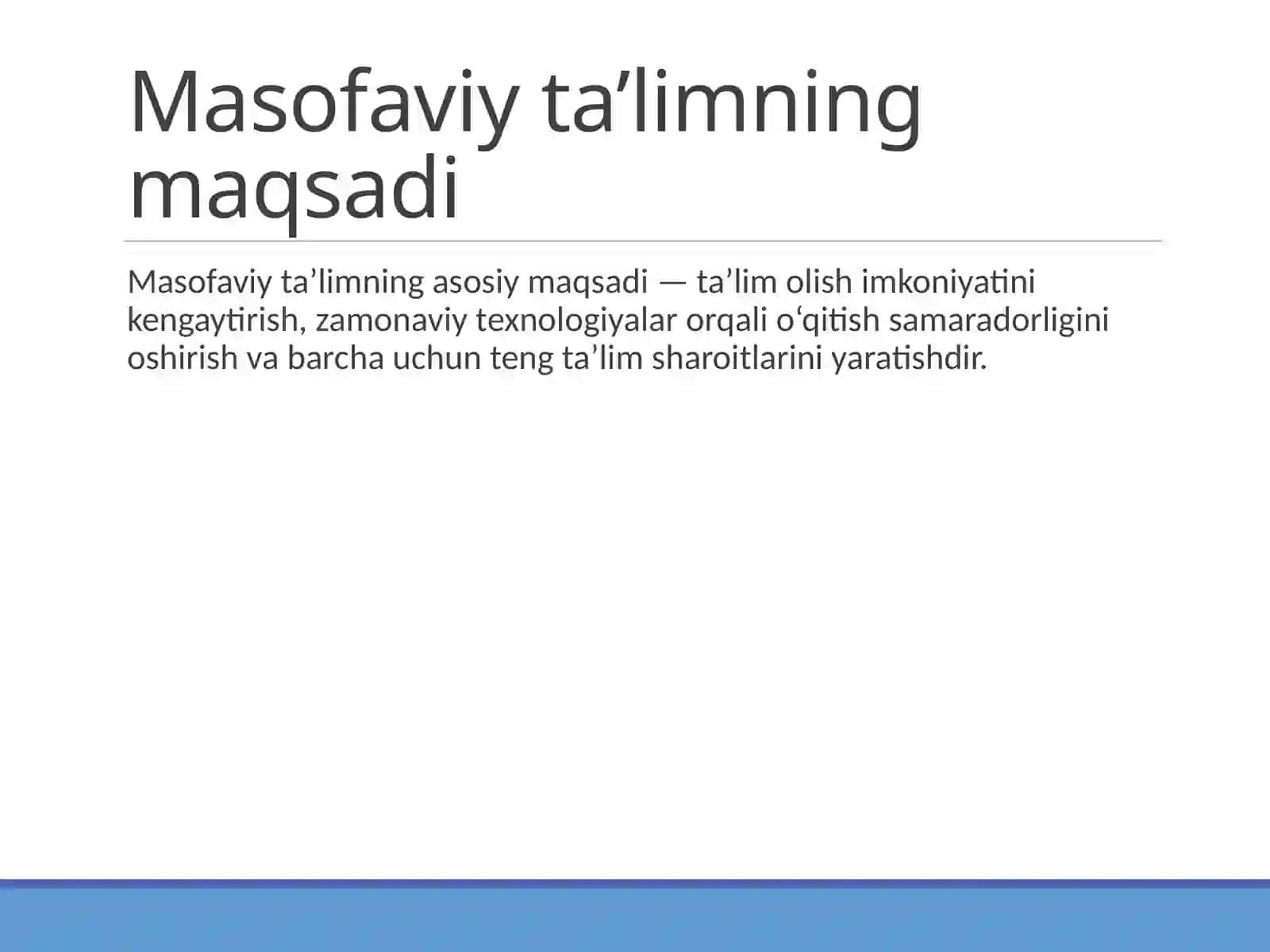 O‘zbekiston Respublikasida masofaviy ta’limning o‘ziga xos xususiyatlari 3