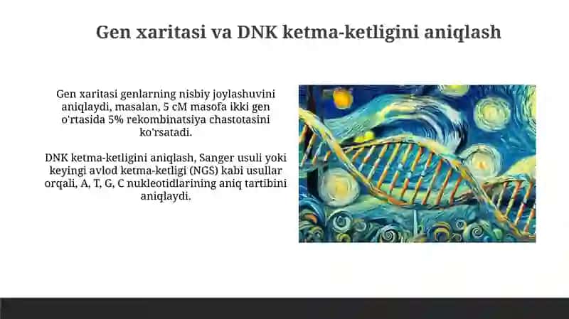 Gen sturukturasini ŏrganish metodlari 3