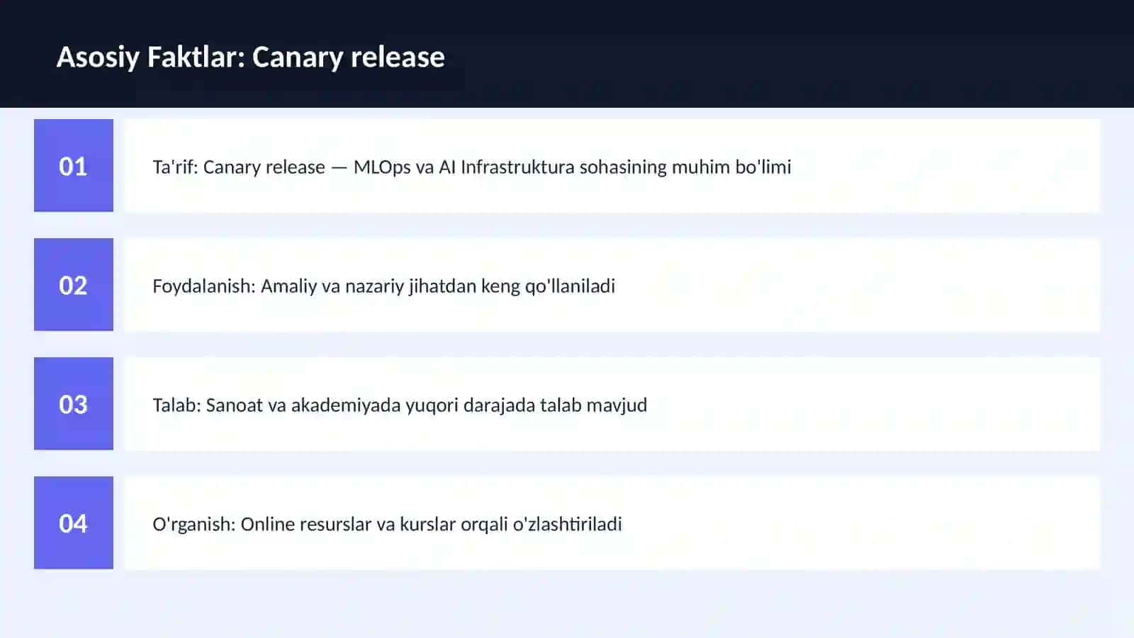 Canary release 3