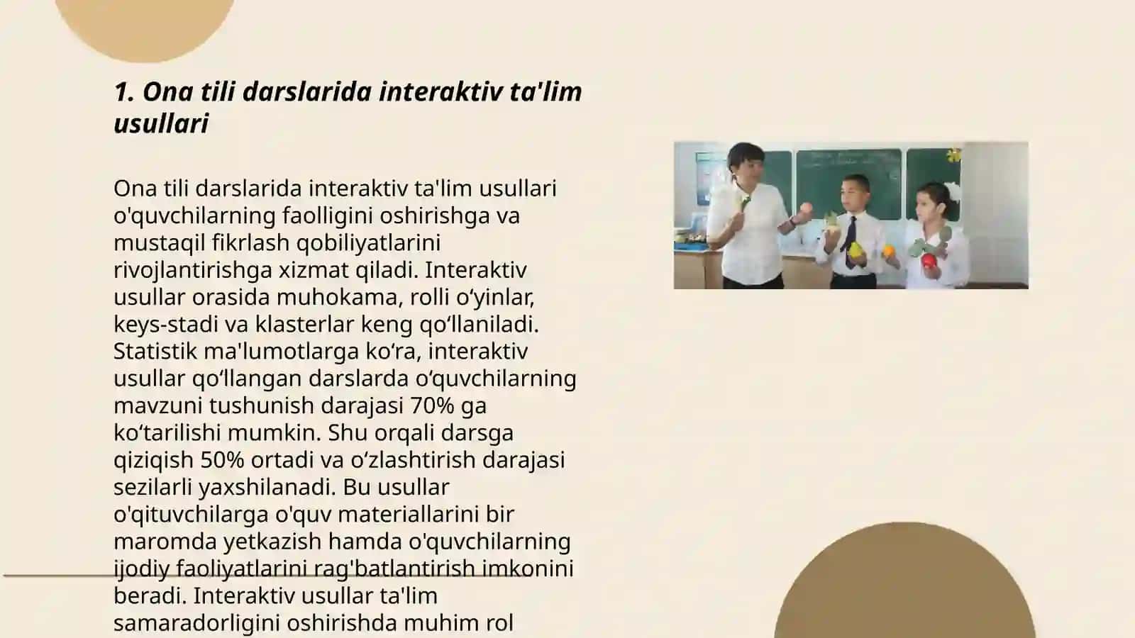 Ona tili darslarida interaktiv ta'lim usullari 3
