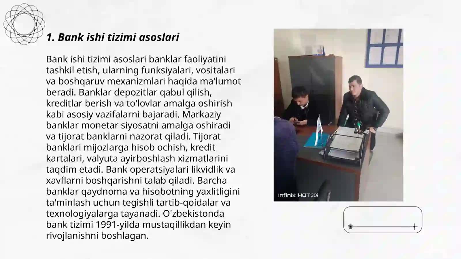 Bank ishi va auditi kafedrasi hisoboti 3