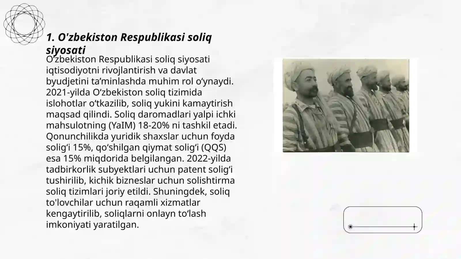 O'zbekiston Respublikasi soliq siyosati 3
