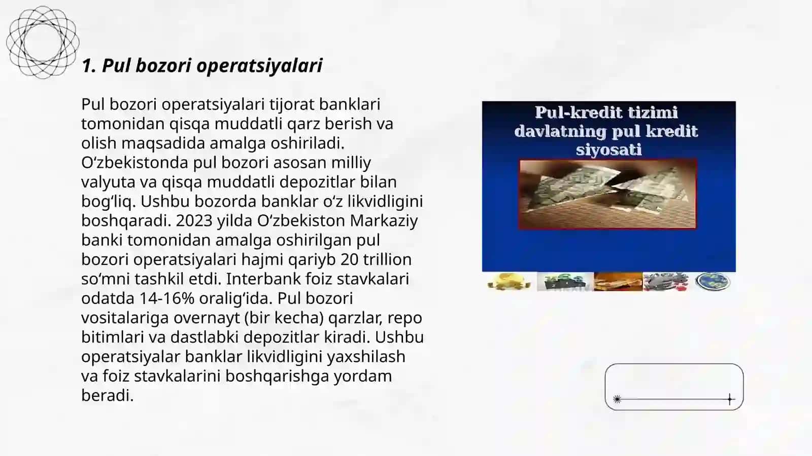Pul kredit siyosatining instrumentlari 3