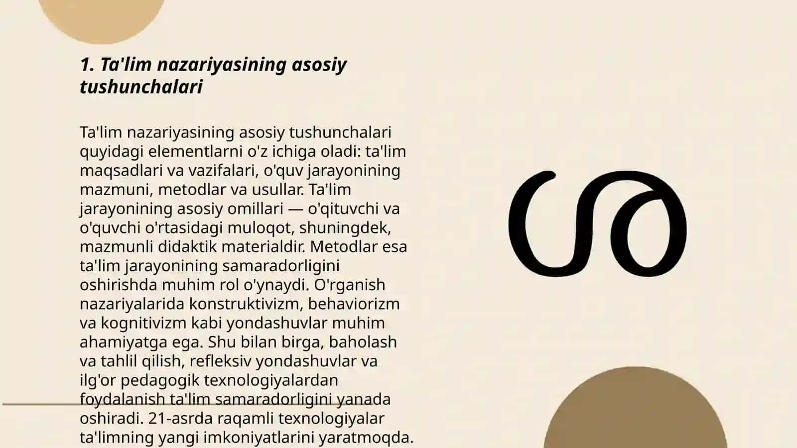 Ta‘lim nazariyasi 3