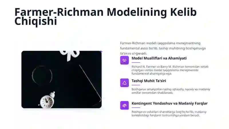 Taqqoslama Menejmentning Farmer-Richman Modeli 3