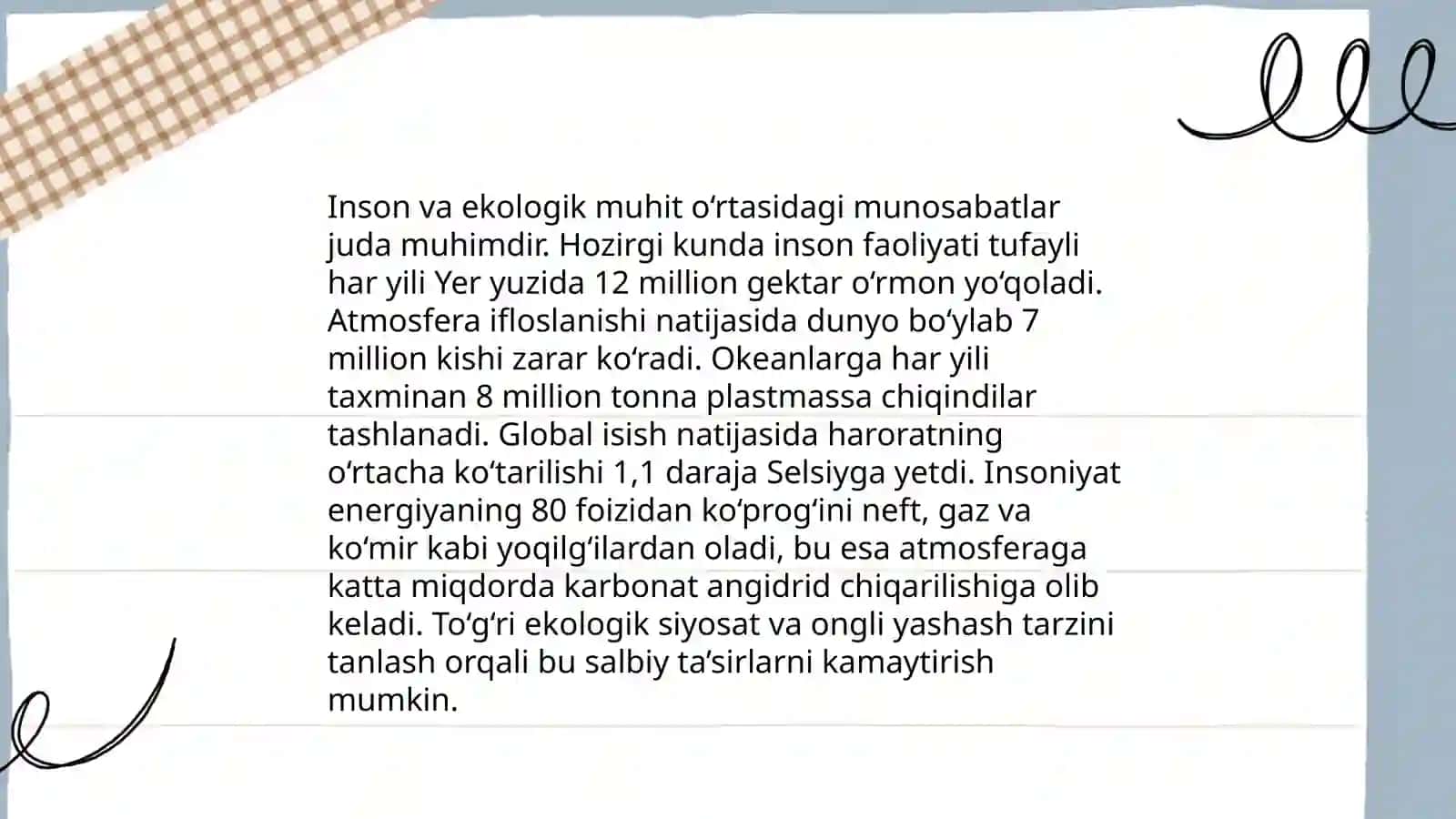 Inson va biosfera 3
