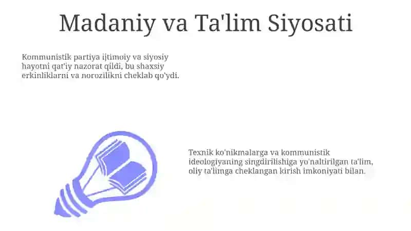 Madaniy va Ta'lim Siyosati 3