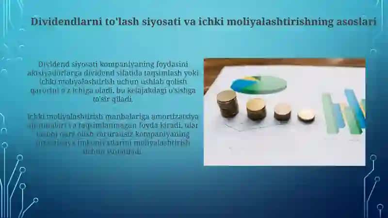 Dividend siyosati va ichki moliyalashtrish 3