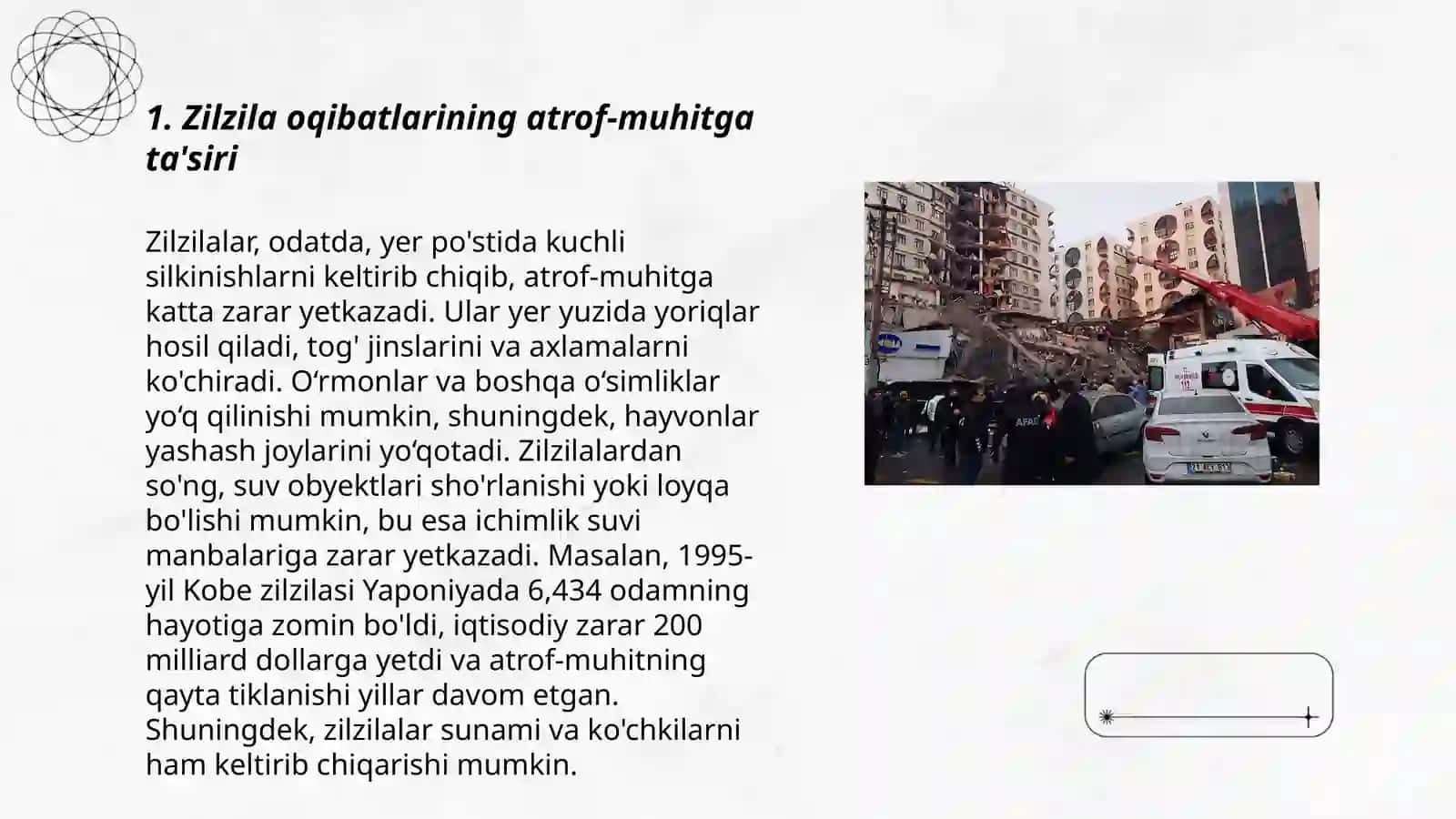 Zilzila oqibatlari 3
