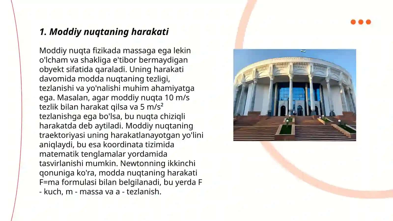 Moddiy nuqta kinimatikasi 3