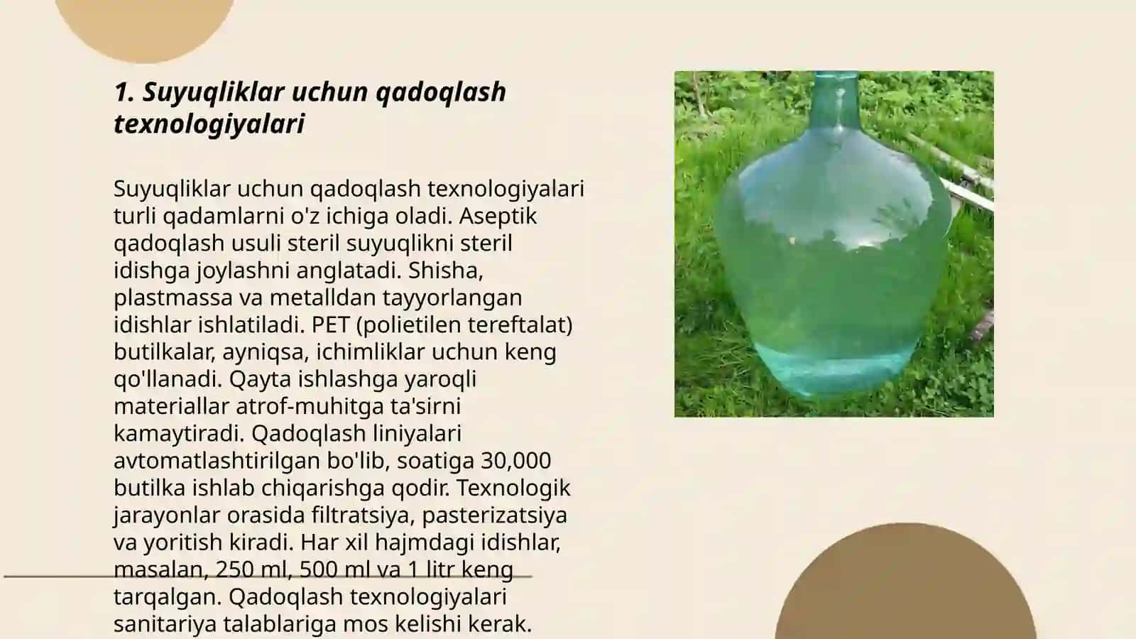 Suyuqliklarni qadoqlash texnologiyalari 3