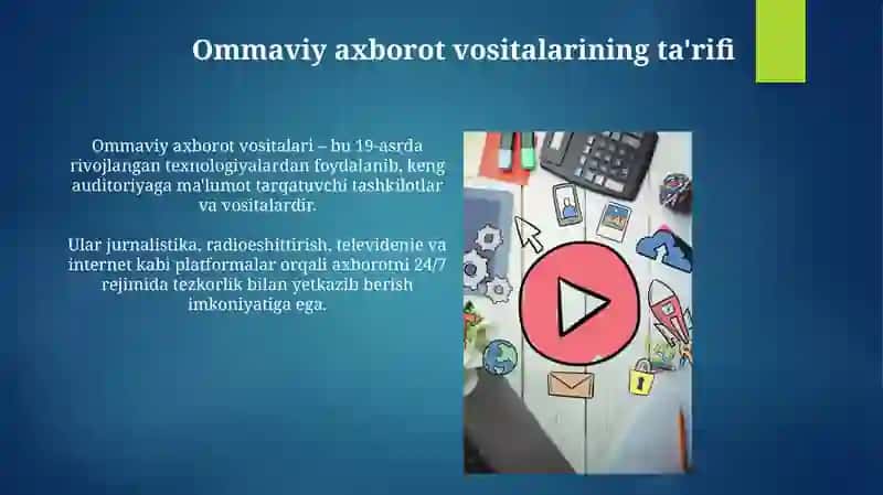Ommaviy axborot vositalari 3