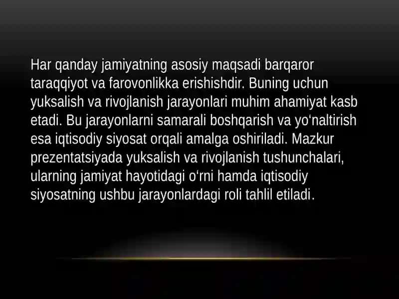 Iqtisodiysiyosat 3