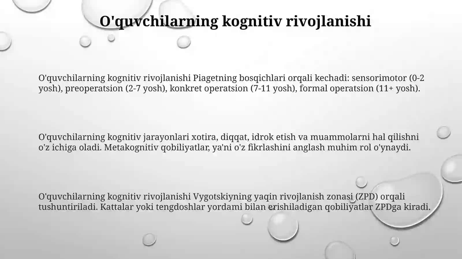 Yetuklikning umumpsixologik tavsifnomasi 3