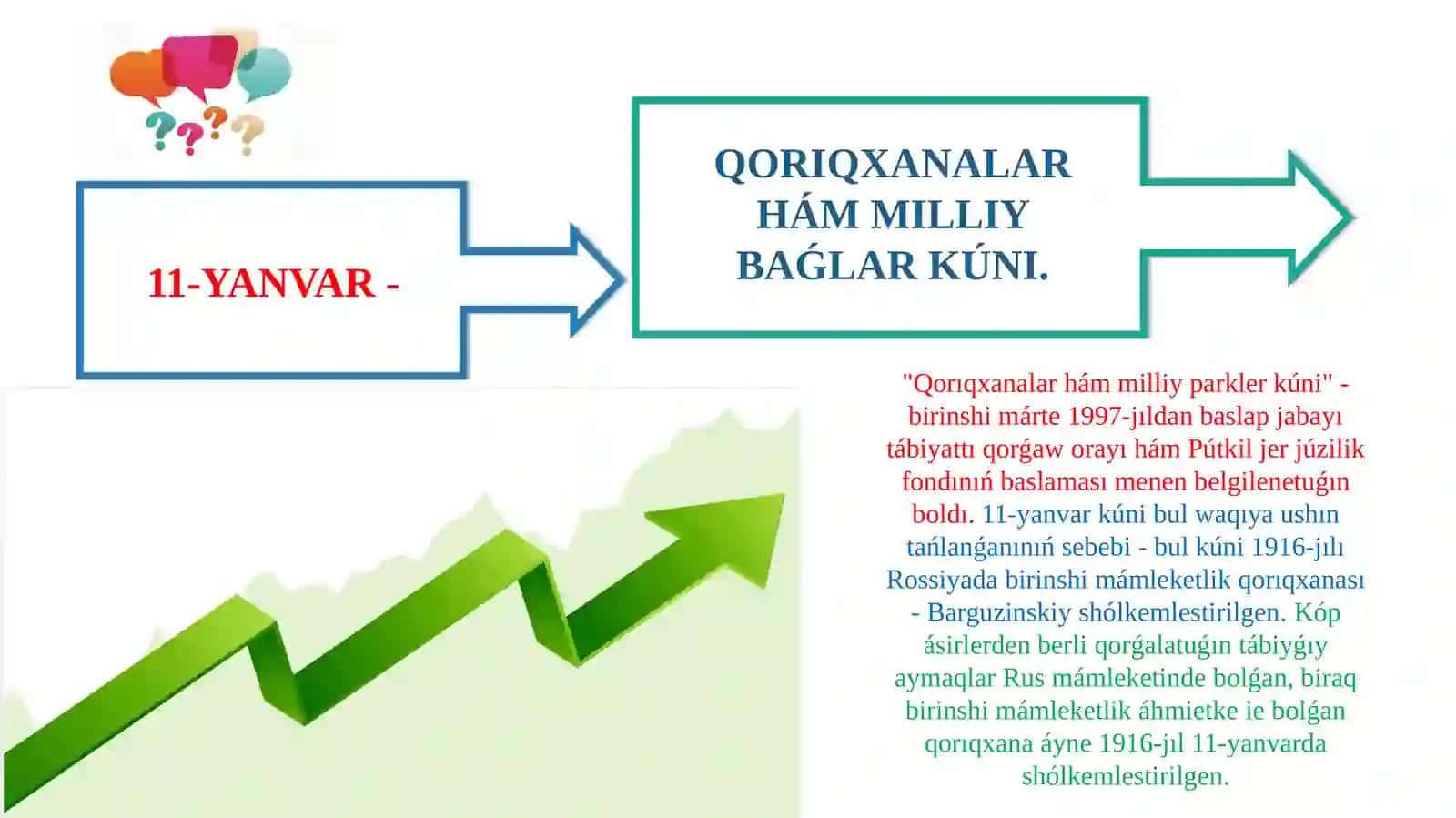 11-yanvar - Qorıqxanalar hám milliy baǵlar kúni 3
