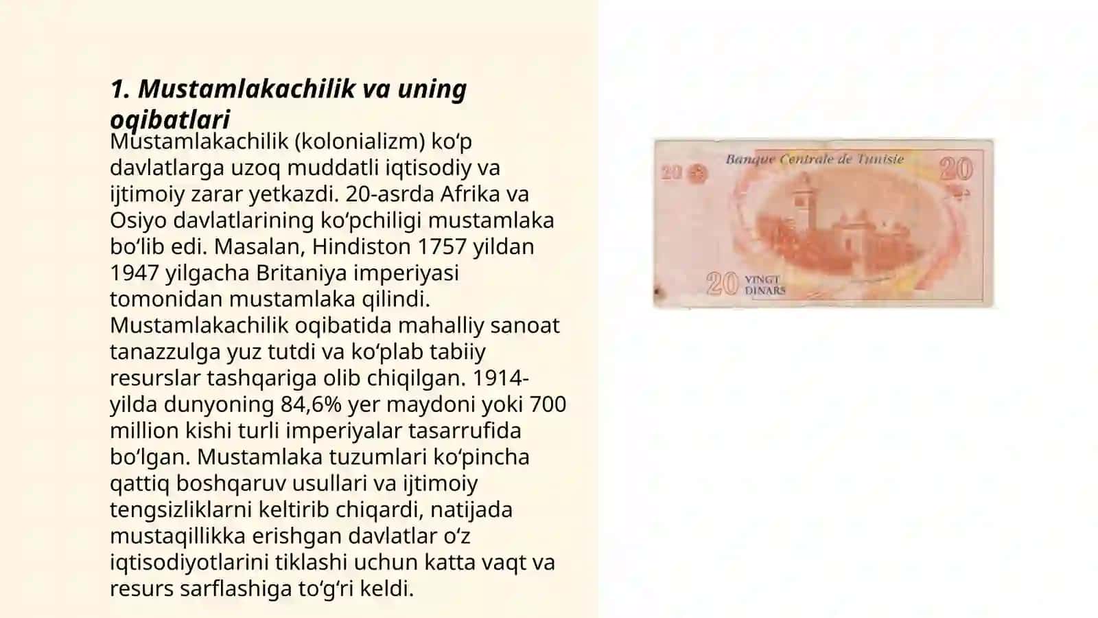 Mustamlakachilik va uning oqibatlari 3