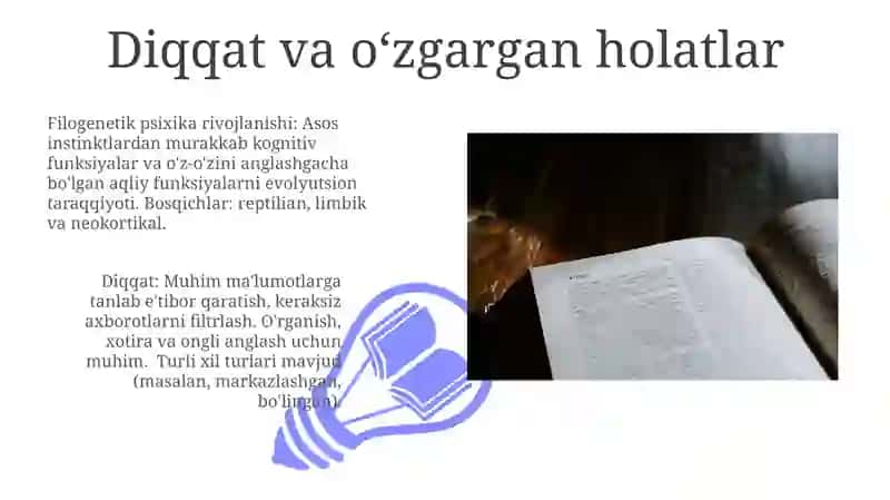 Psixikaning filogenetik rivojlanishi 3