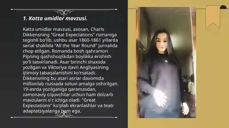 Charliz Dikkensning "Katta umidlar"romani 3