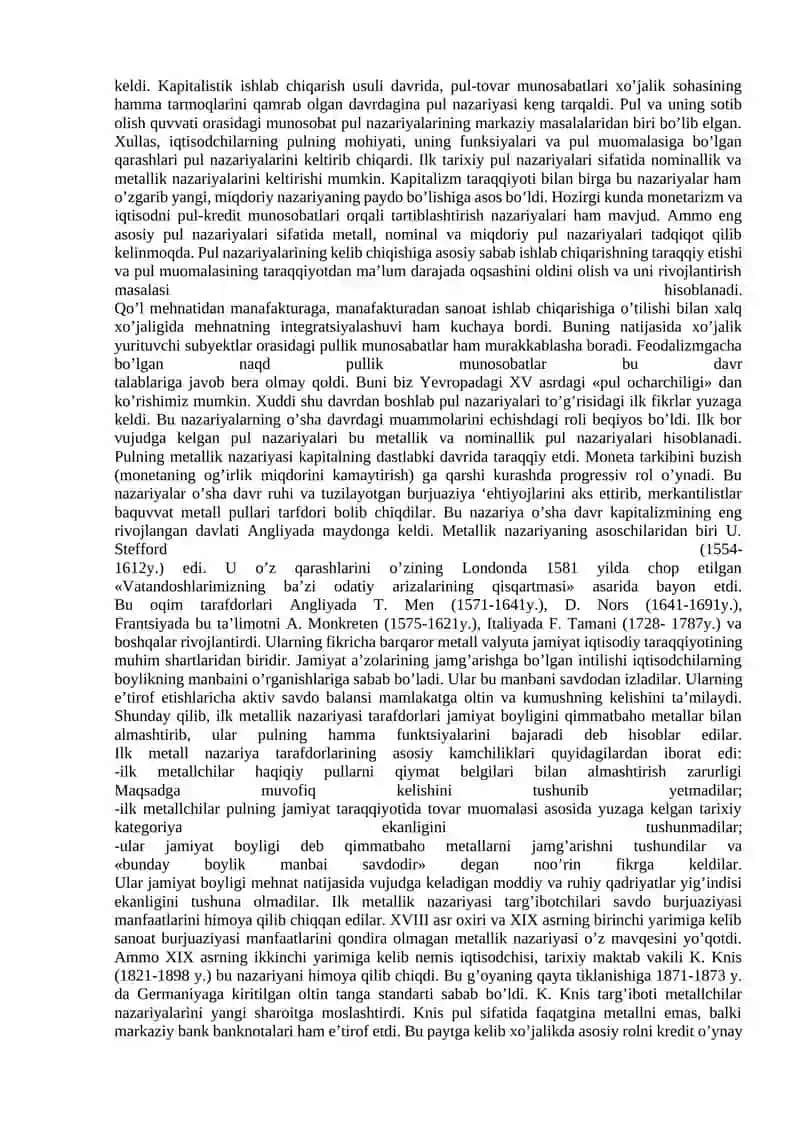 Pul tizimi va uning rivojlanishi 3