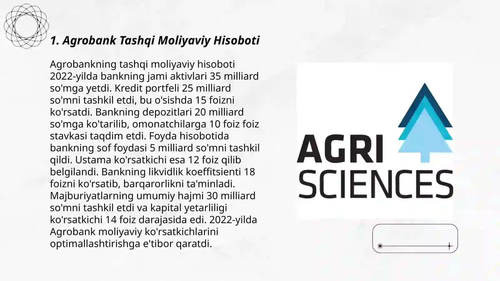 Agrobank Tashqi Moliyaviy Hisoboti 3