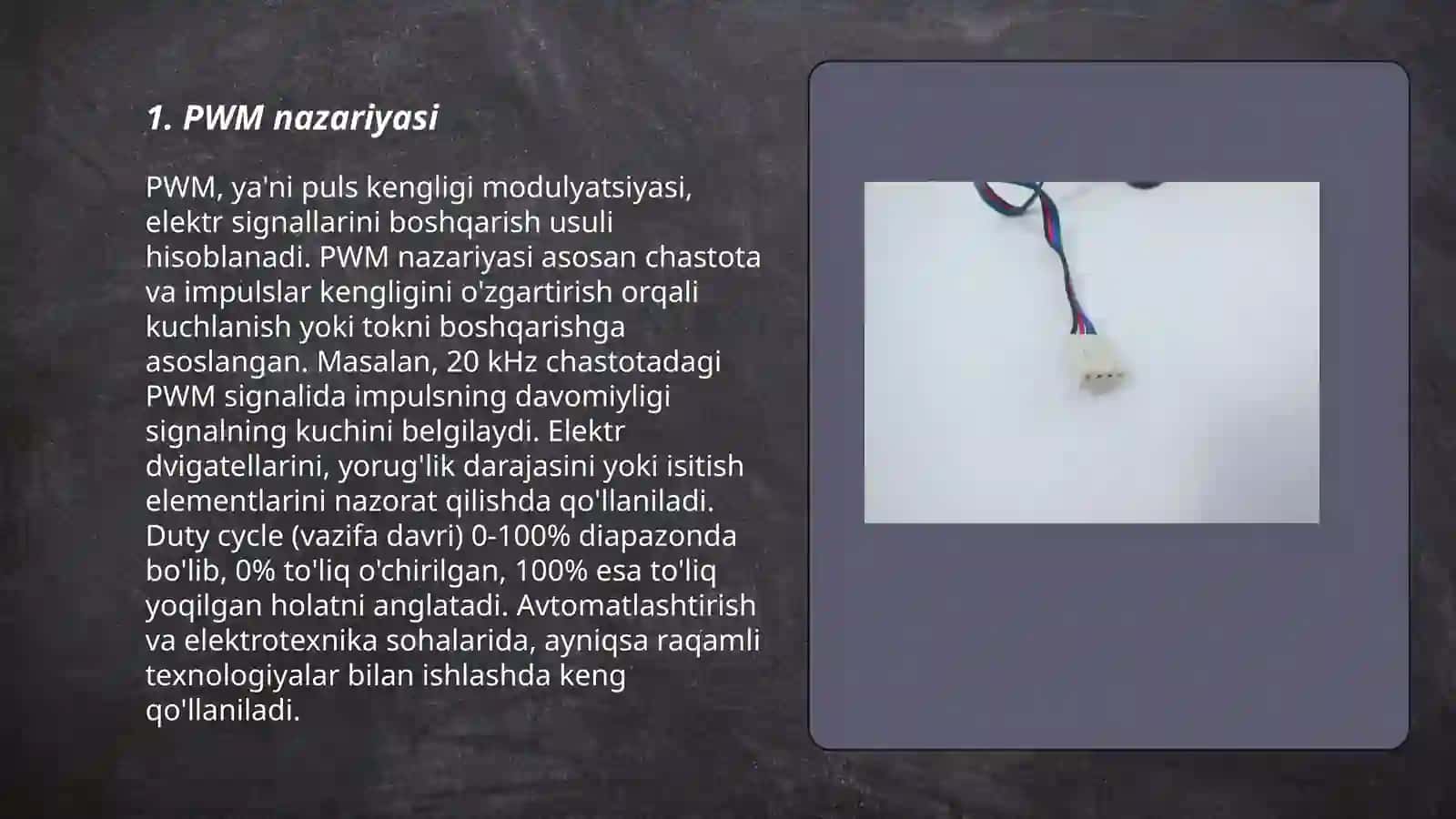 PWM modellashtrish 3