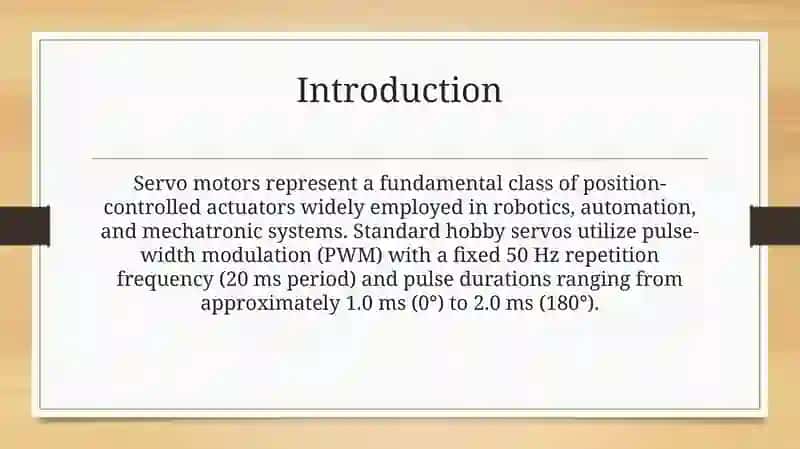 Servo Motor Control Using PWM Generated by Timer Interrupts 3