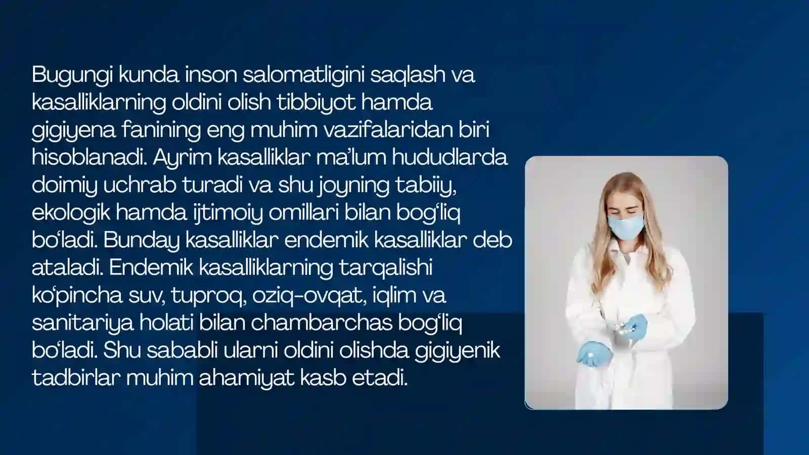 Endemik kasalliklarni oldini olishning gigiyenik asoslari 3