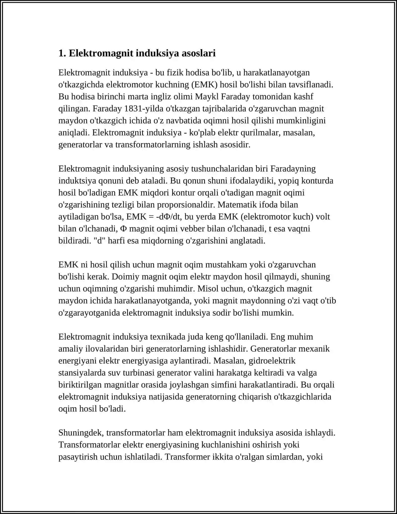 Elektromagnit Induksiya 3