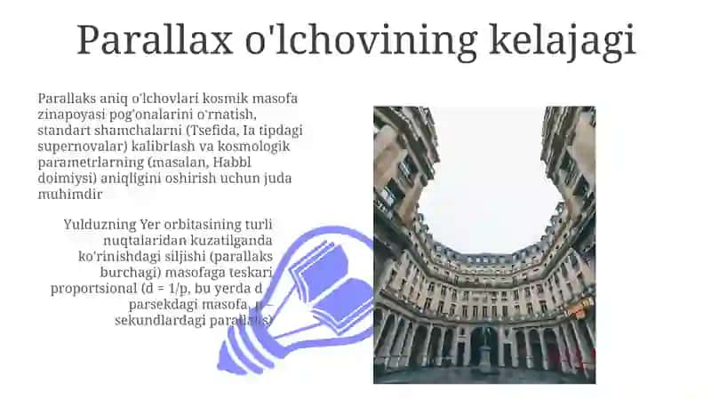 Parallax o'lchovining kelajagi 3