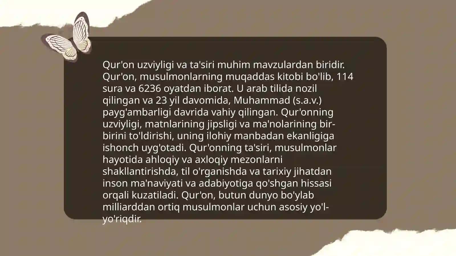 Qur’on Sharq xalqlarining diniy, ilmiy va ma’naviy me’rosi sifatida 3