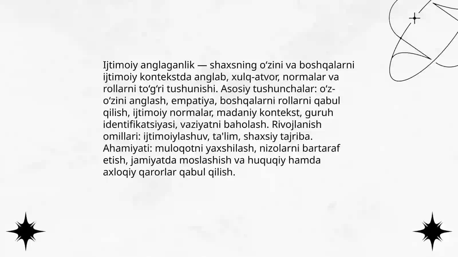 Ijtimoiy anglaganlik va ijtimoiy xulq atvor 3