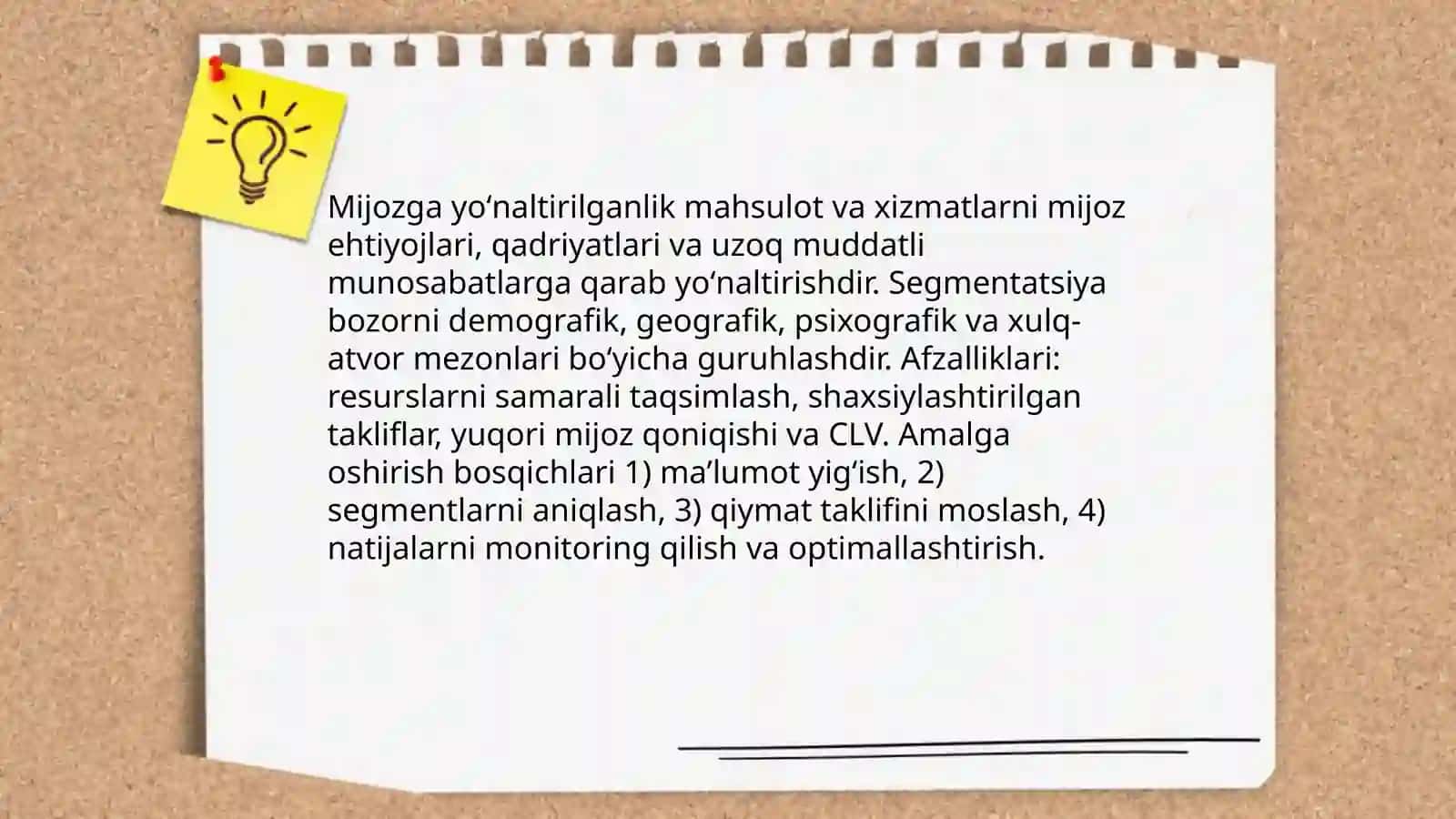 Sotuv (savdo) konsepsiyasining oʻziga xos xususiyatlari 3
