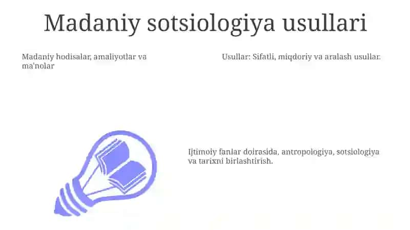 Madaniyat sotsiologiyasi 3