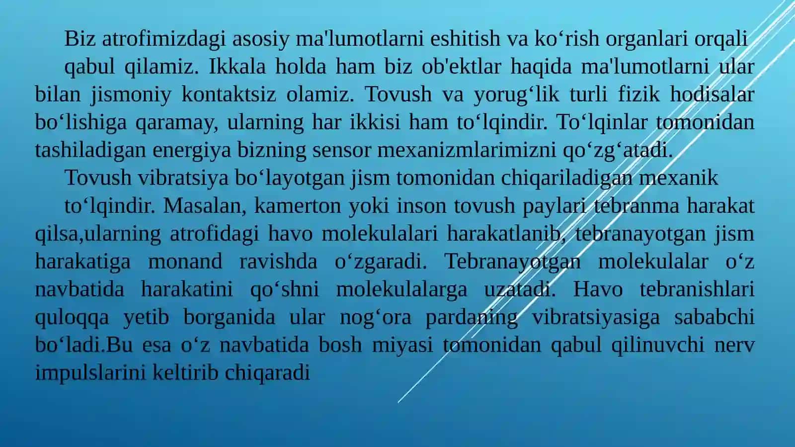 Akustika. Tovushning fizik xususiyatlari 3