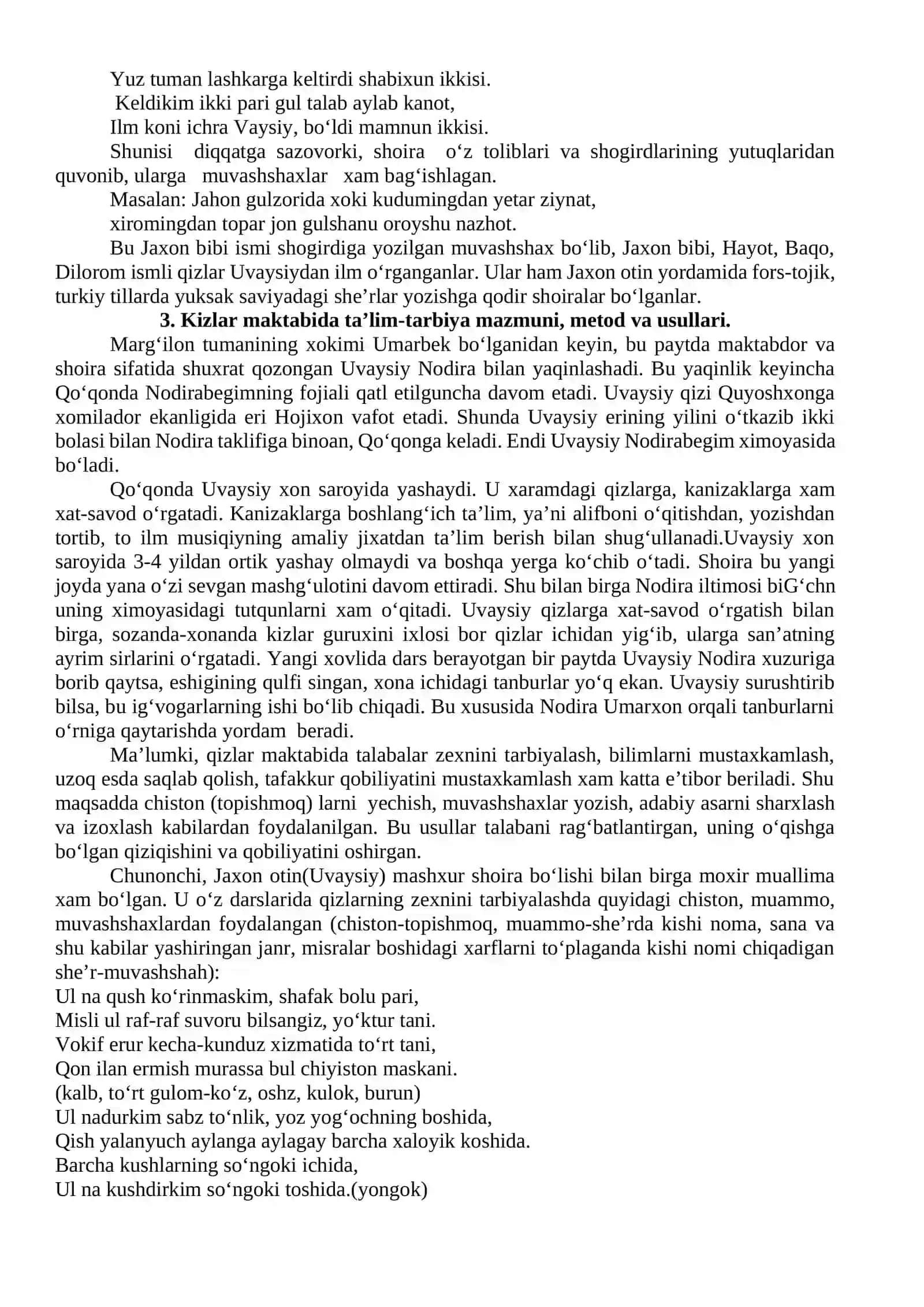XVII asrdan XIX asrning yarimigacha tarbiya, maktab va pedagogik fikrlar 3