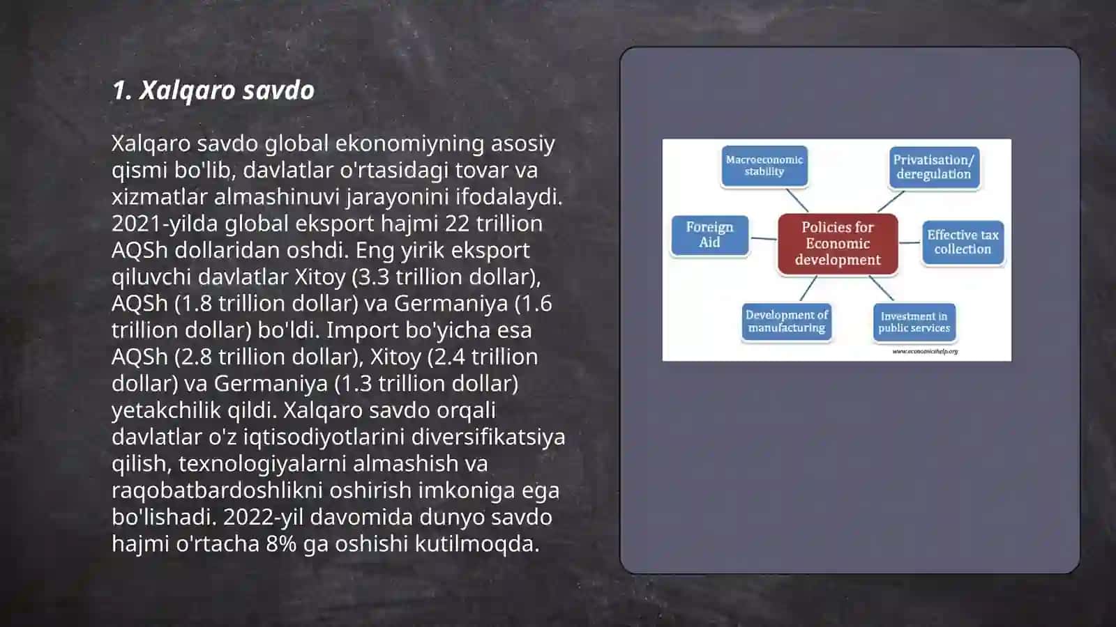 Tashqi iqtisodiy faoliyat 3